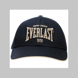 Everlast tmavomodrá šiltovka s vyšívanám logom a zapínaním vzadu na suchý zips  materiál 100%bavlna univerzálna nastaviteľná veľkosť